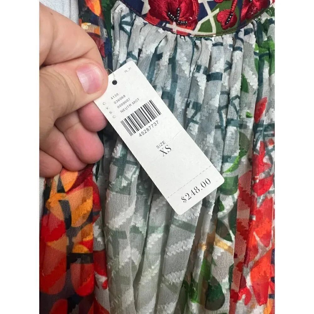 NWT Anthropologie Bhanuni by Jyoti Marilla Maxi Dress Sz. XS - Picture 8 of 9